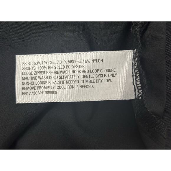 NWT A New Day Plus Size Black Hi Rise Pleated Mini Skort Size 17 Academia Goth - Picture 7 of 9